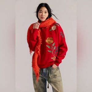 Free People x Denim And Bone Songbird Sweatshirt